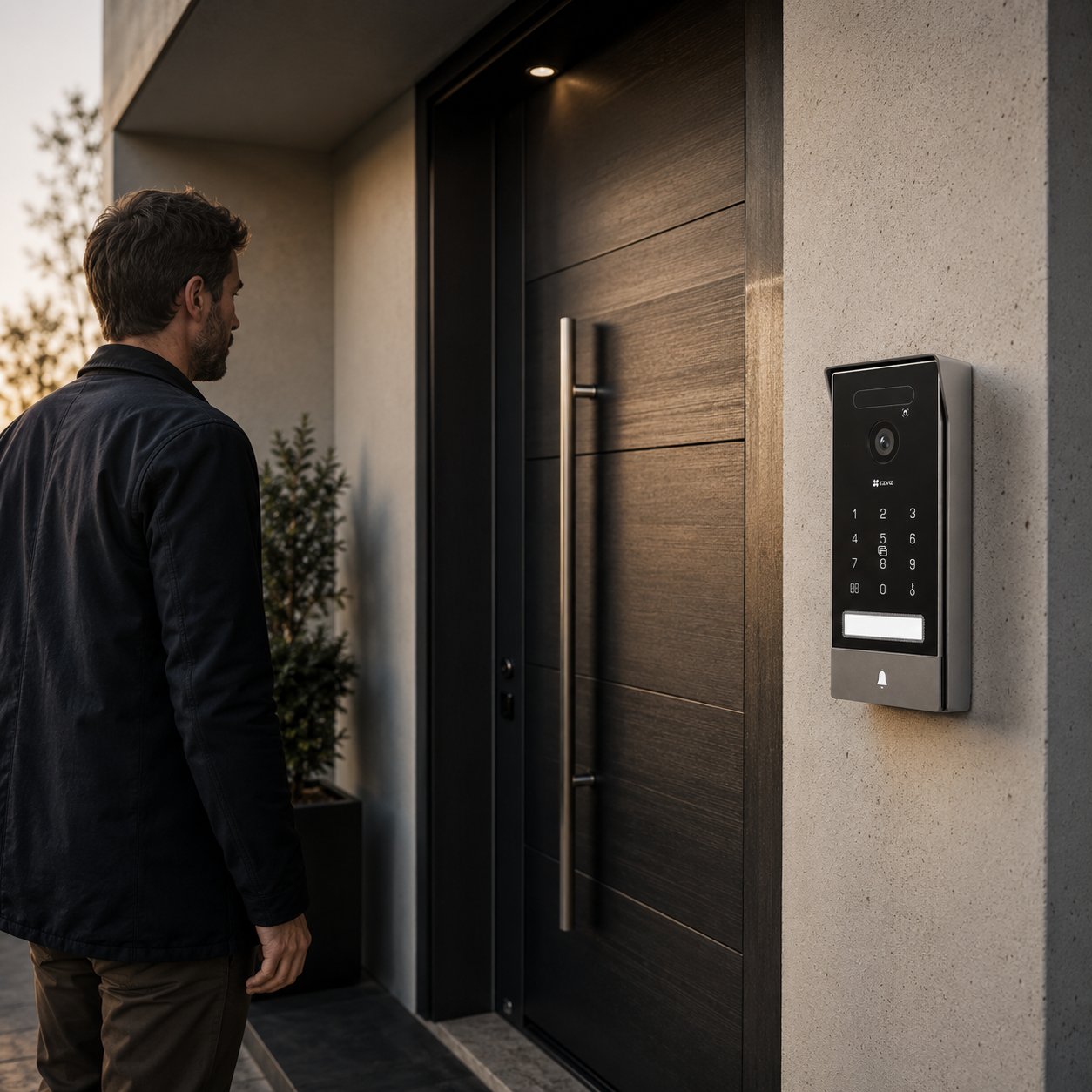 Videocitofono PRO 4K installato all'ingresso